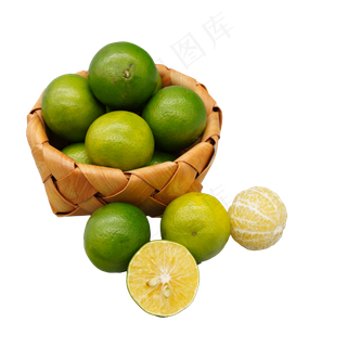 编织筐皇帝柑,免抠元素