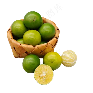 编织筐皇帝柑,免抠元素