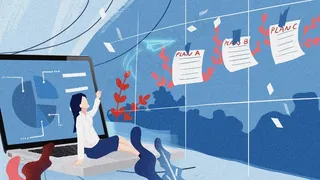 商务办公计划表女生