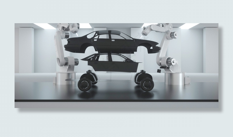 自动化车间生产背景