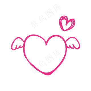 甜蜜情人节爱心边框造型设计