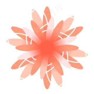 父亲节母亲节红色色矢量剪纸立体