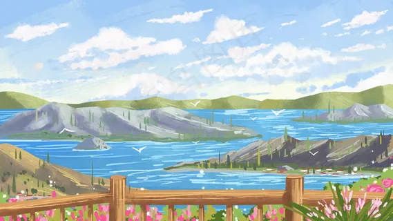 站在高处看海海岛风景 站在高处看海海岛风景