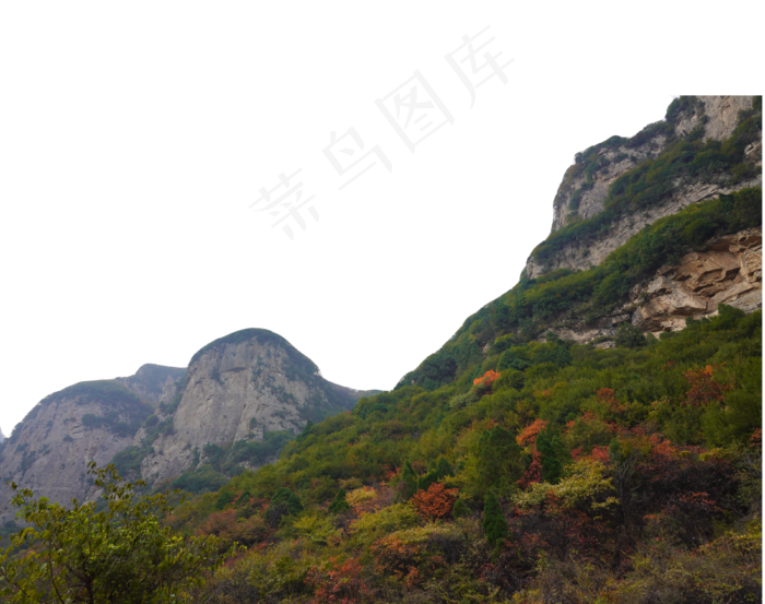 自然风景山坡,免抠元素