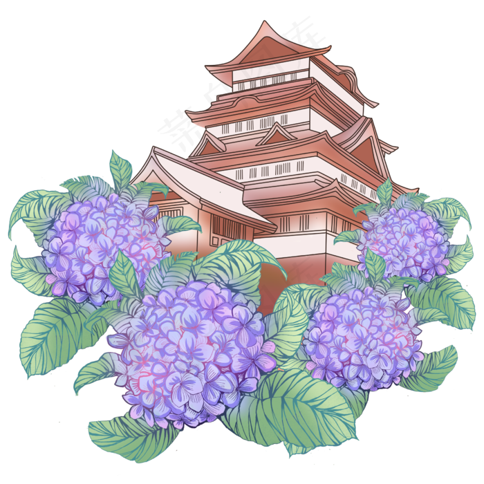日本建筑(2480X2480(DPI:299))psd模版下载
