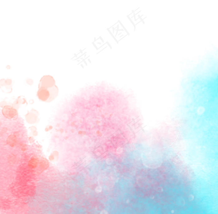 淡雅水彩墨迹10(2038X2000(DPI:300))psd模版下载