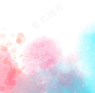 淡雅水彩墨迹10