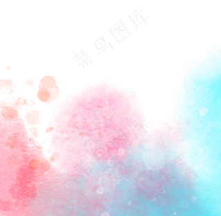 淡雅水彩墨迹10