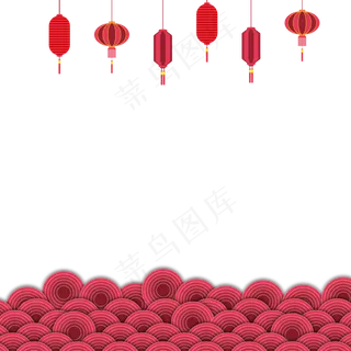 中国风春节边框,免抠元素