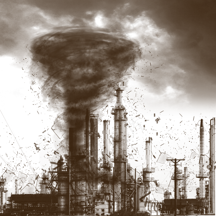 地震天空乌云物品飞溅元素,免抠元素