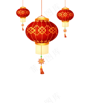 春节灯笼,免抠元素