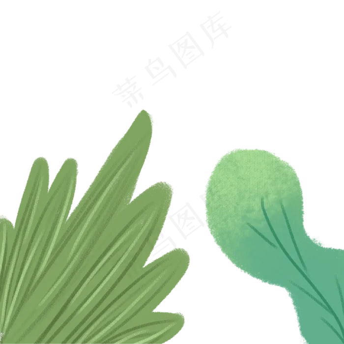 两个春季自然植物(2000X2000(DPI:300))psd模版下载