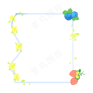 水果装饰边框