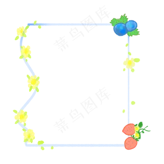 水果装饰边框
