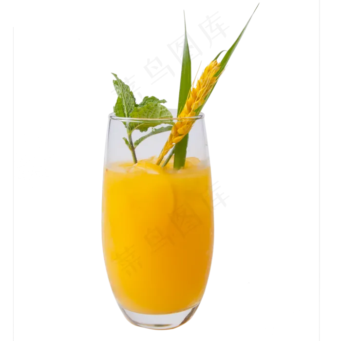 黄色水果特饮(2000*2000px 300 dpi )