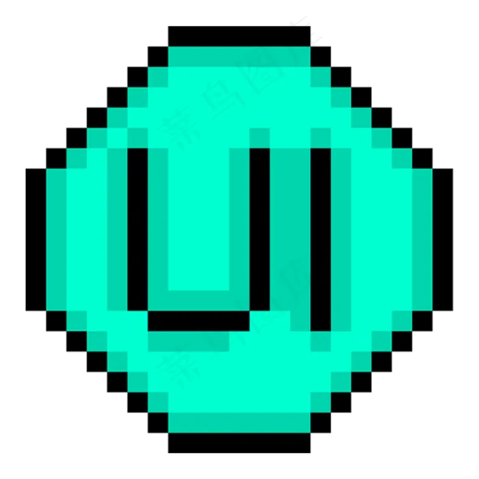 像素风格UI字母图标(2000X2000(DPI:72))psd模版下载
