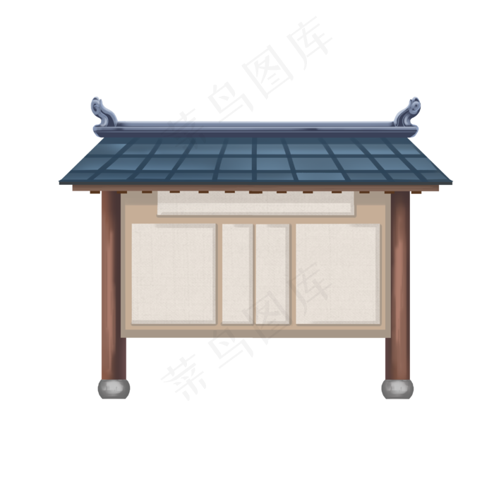 古风宣传栏牌子