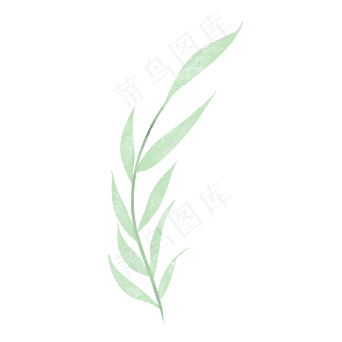春天绿叶(2000X2000(DPI:300))psd模版下载