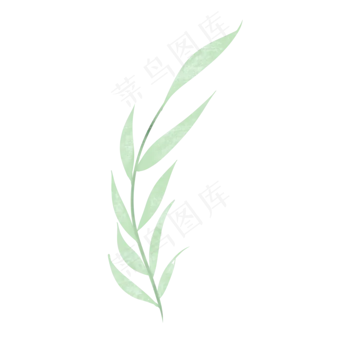 春天绿叶(2000X2000(DPI:300))psd模版下载