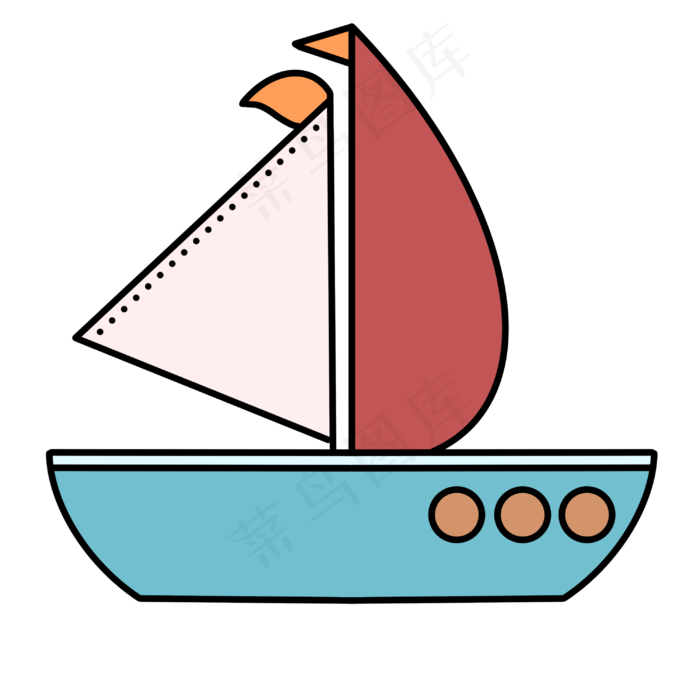 儿童节玩具帆船