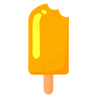 卡通手绘水果冰棒