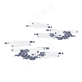 中国风新中式祥云