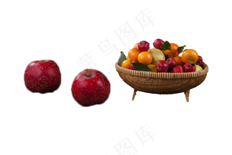 山楂和一篮子美味的水果