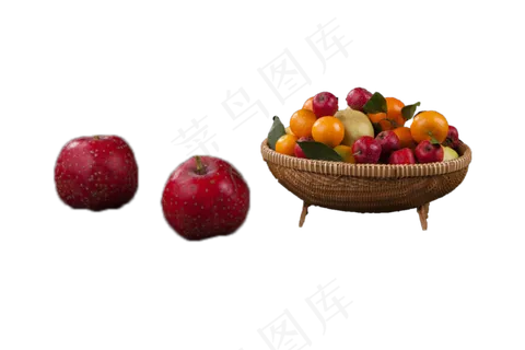 山楂和一篮子美味的水果