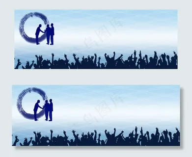 诚聘英才展板单弦 素材