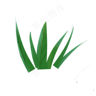 卡通绿色叶子下载