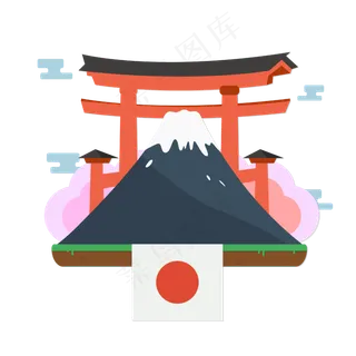 矢量卡通免扣日本,免抠元素