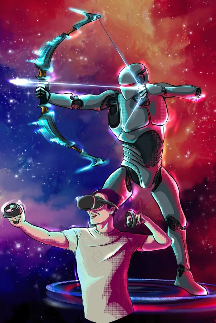 VR虚拟与现实科技新体验(3545X5315(DPI:72))psd模版下载