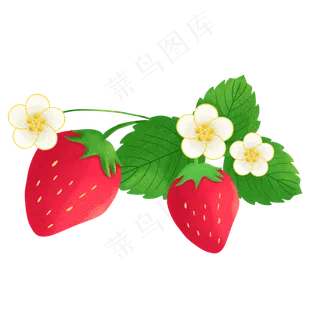 草莓卡通素材下载