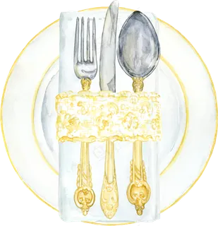 卡通水彩手绘小清新七夕情人节婚