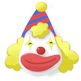 彩色愚人节玩具元素,免抠元素