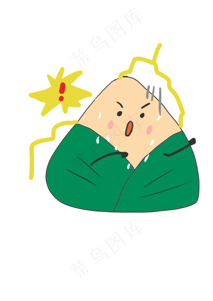 端午节粽子表情包PNG素材(2480X3508(DPI:299))psd模版下载