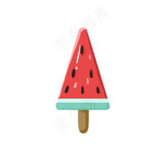 夏天的西瓜冰棍