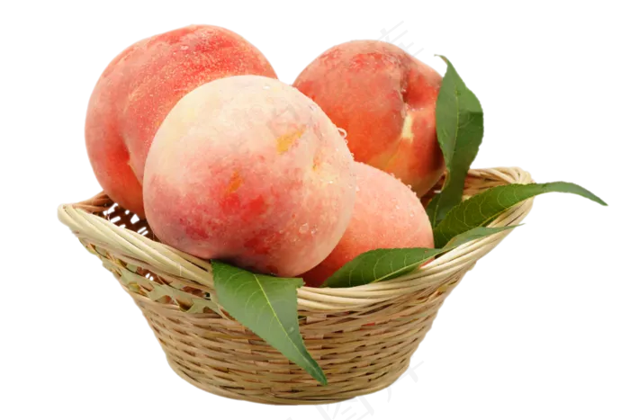 新鲜大桃子,免抠元素(2998*2000px 300 dpi )