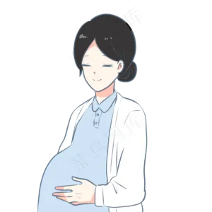 一位怀孕的准妈妈