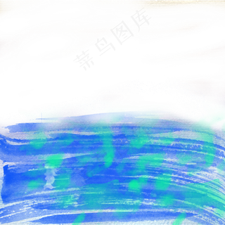 水彩笔刷墨迹