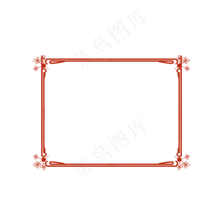 中式花纹边框(2000X2000(DPI:300))psd模版下载