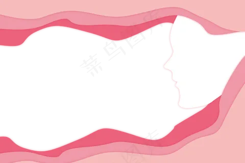 女王节时尚边框装饰,免抠元素