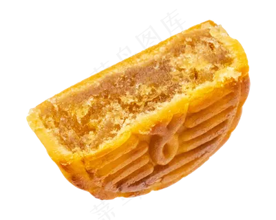 黄色果仁月饼,免抠元素