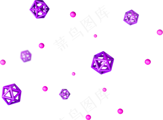 双十一多边形混合元素c4d可编辑