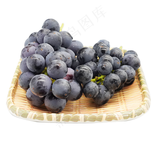 紫色水果葡萄,免抠元素