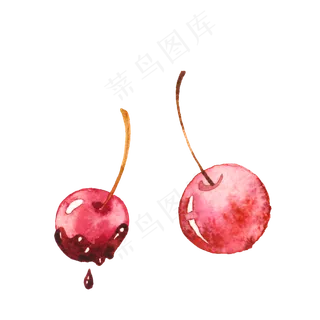 卡通水果樱桃