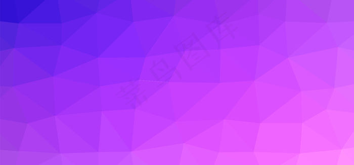 紫色渐变低多边形