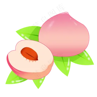 甜美水果粉色桃子 甜美水果粉色桃子