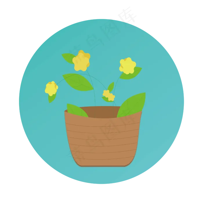 处暑插花商用简约ai矢量模版下载