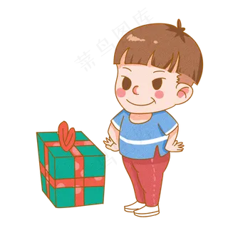 儿童节收礼物的孩子